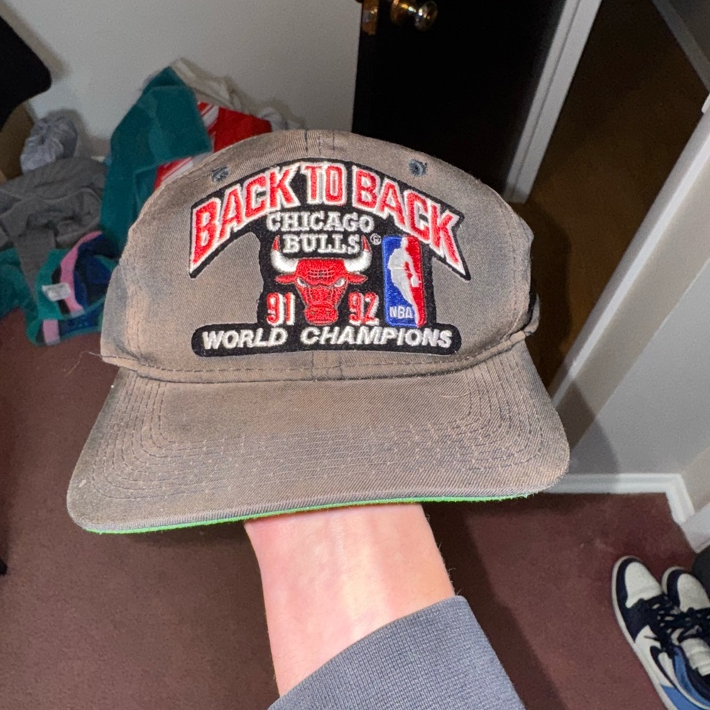 Chicago Bulls Back To Back 1992 Championship Hat